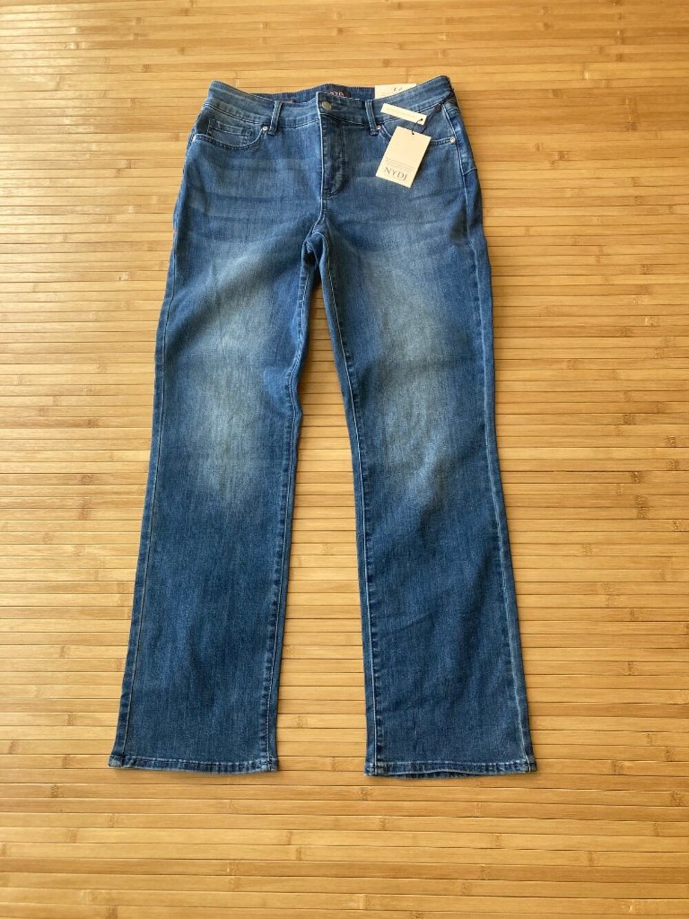 NYDJ Marilyn Straight Uplift Jeans Cool Embrace Womens 10 Lana NWT
